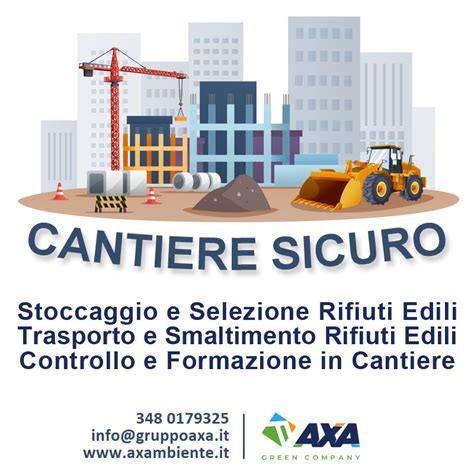 Illustrazione di un cantiere edile sicuro