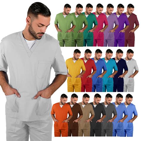Vari colori di divise sanitarie