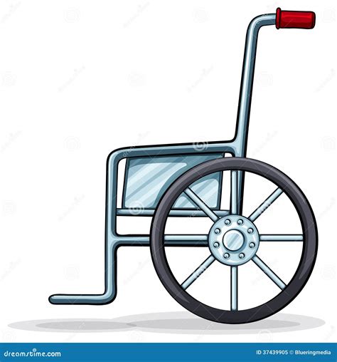 Illustrazione astratta di una sedia a rotelle con ali