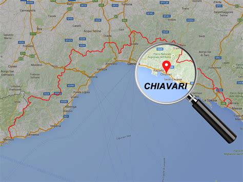 Mappa di Chiavari con evidenziati i quartieri e le aree di interesse sociale