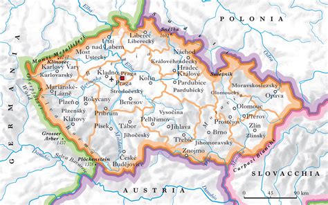 Grafico comparativo dei costi dei servizi internet in Slovacchia e Repubblica Ceca