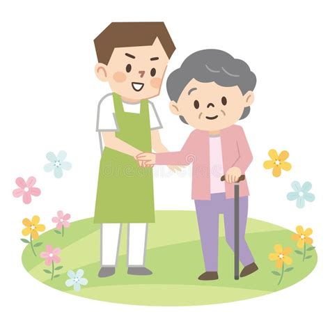 Illustrazione di un professionista che assiste una famiglia