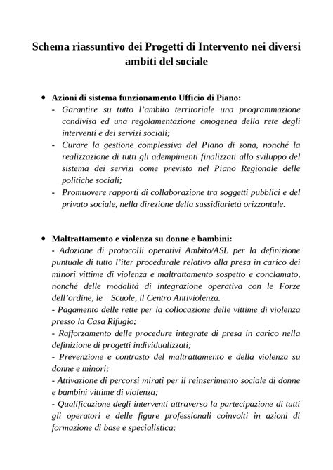 Schema che illustra i diversi ambiti di intervento dell'assistente sociale