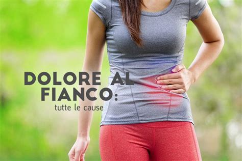 Illustrazione di un paziente che si tiene il fianco destro a causa del dolore