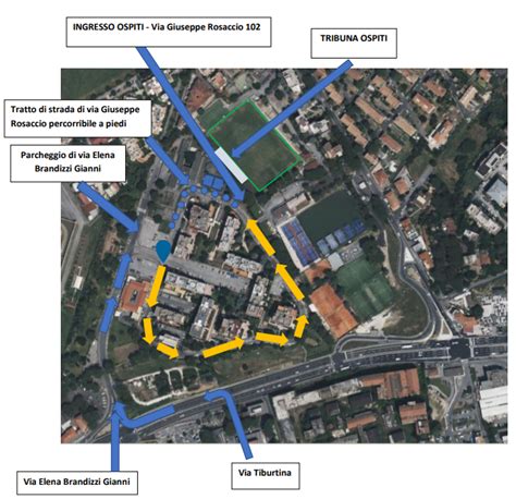 Mappa con indicazioni per raggiungere il Centro di Riabilitazione