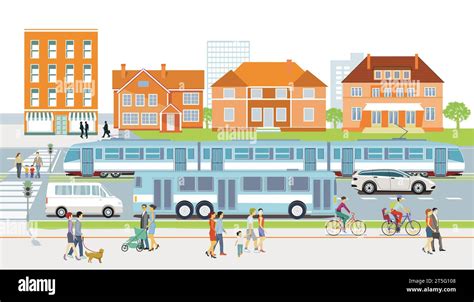 Illustrazione di una città con icone rappresentanti diversi servizi (sociale, legale, sanitario)