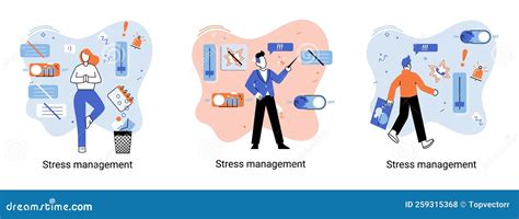 Illustrazione astratta che rappresenta lo stress e l'ansia