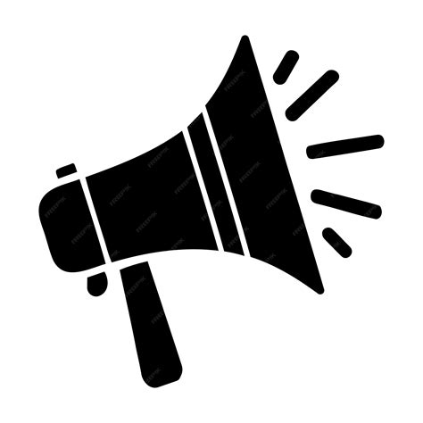 Simbolo di un megafono che rappresenta la comunicazione