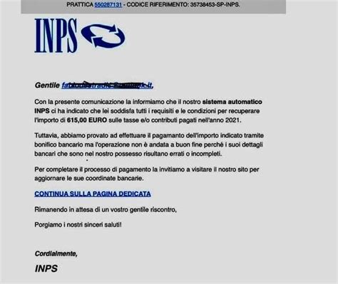 Persona che riceve una lettera dall'INPS