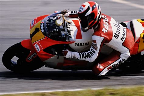 Wayne Rainey in azione su una Yamaha 500cc