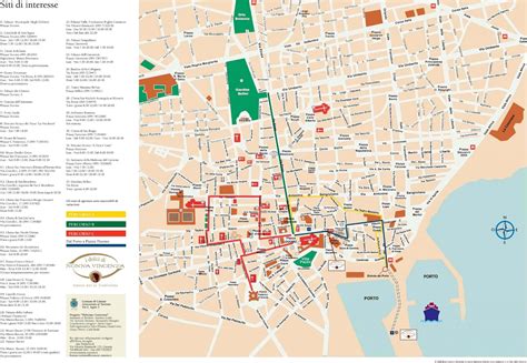 mappa di catania con evidenziate sedi di tirocinio