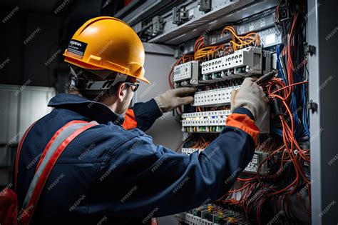 Elettricista che legge un manuale di sicurezza