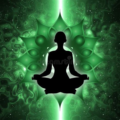 Illustrazione stilizzata di una persona che medita