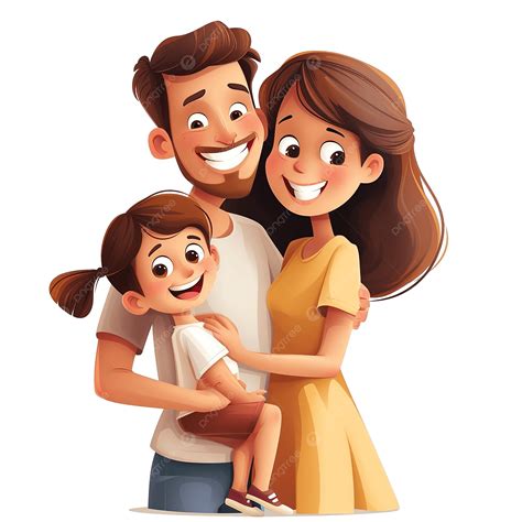 illustrazione di una famiglia con ombre di violenza