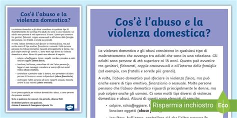 diagramma che illustra le diverse forme di violenza domestica