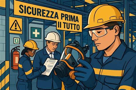 Illustrazione che mostra un carabiniere che riceve cure mediche dopo un infortunio sul lavoro