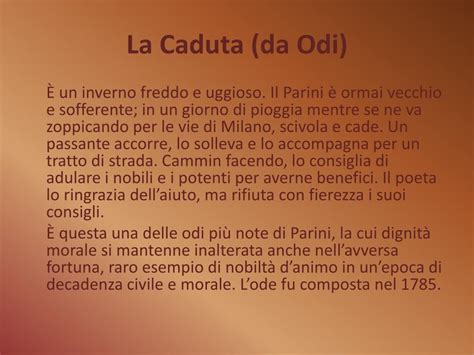 Illustrazione della caduta di Parini