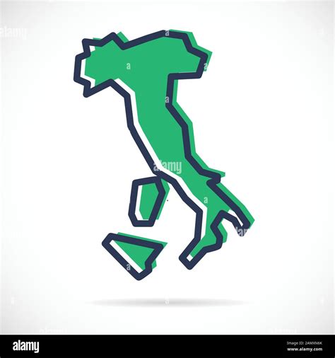 Mappa stilizzata dell'Italia con punti di interesse per camperisti