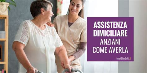 Anziani che ricevono assistenza domiciliare