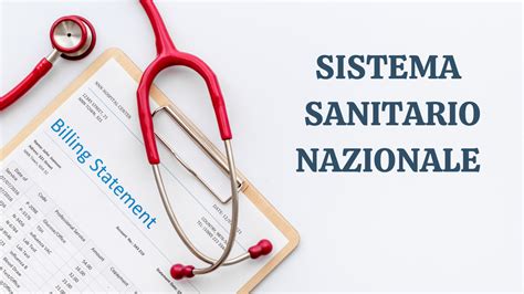 Illustrazione del sistema sanitario nazionale italiano