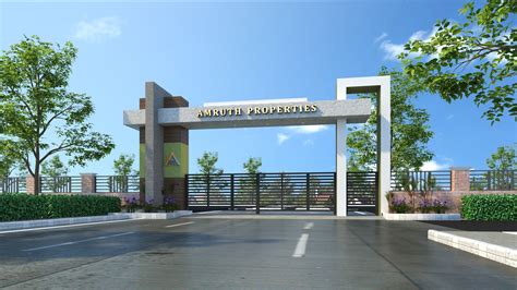 Entrance of a modern social services building