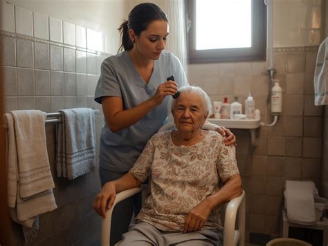 persona anziana che riceve assistenza