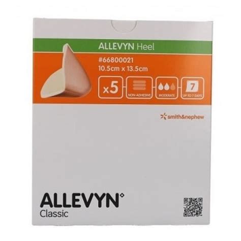 Applicazione di Allevyn Heel sul tallone
