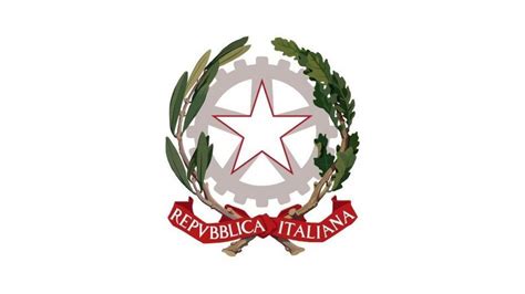 Simbolo della Repubblica Italiana e logo INAIL