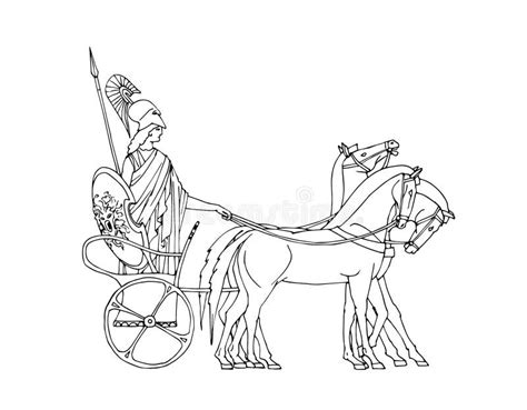 Antica raffigurazione greca di un carro