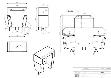 disegno tecnico di un deambulatore con quote e angoli