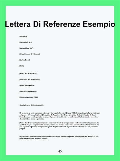 Lettera di referenze con penna e sigillo