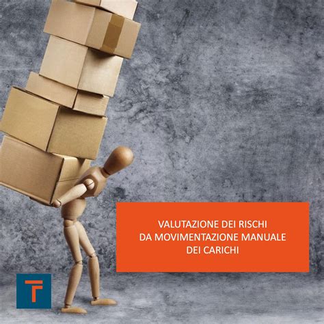 Copertina di un opuscolo INAIL sulla movimentazione manuale dei carichi