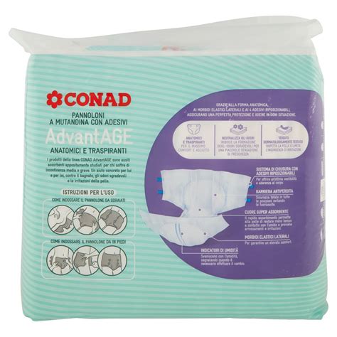 Illustrazione di un pannolino per adulti Conad