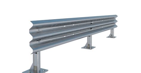 Barriera stradale di tipo guardrail a doppia onda