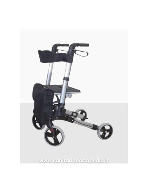 Particolare del sistema frenante di un deambulatore rollator
