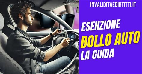 Certificato di invalidità per esenzione bollo auto