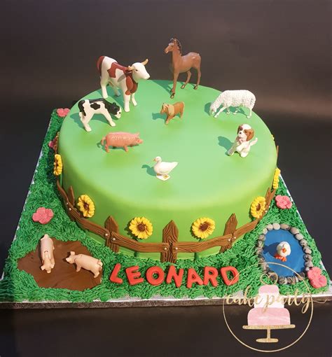 decorazioni torta fattoria