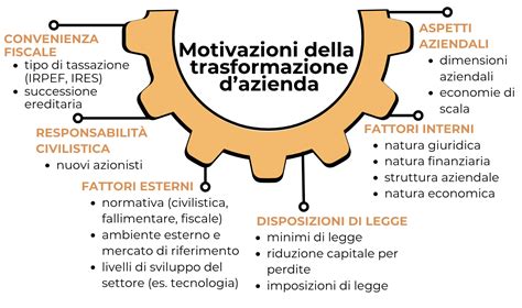 Schema che illustra la continuità aziendale durante una trasformazione societaria