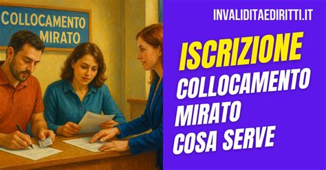 Infografica che illustra i criteri di punteggio per le graduatorie del collocamento mirato