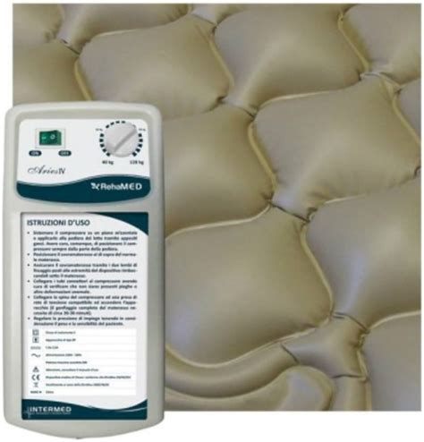 Schema di funzionamento di un materasso a bolle d'aria