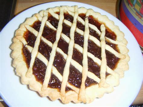 Crostata con mostarda d'uva