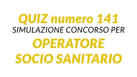 Simulazione test concorso