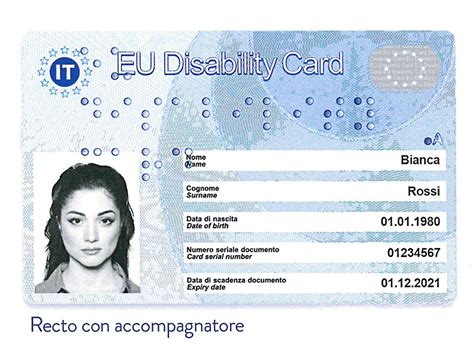 Immagine della Carta Europea della Disabilità