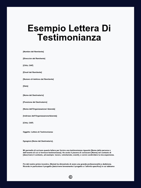 Testimonianza e dichiarazione