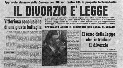 Legge sul divorzio