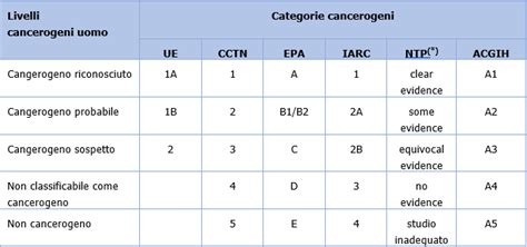 Diagramma che illustra il processo di classificazione IARC delle sostanze cancerogene