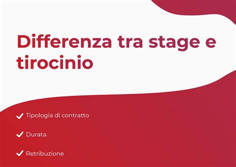 Differenza tra stage e apprendistato