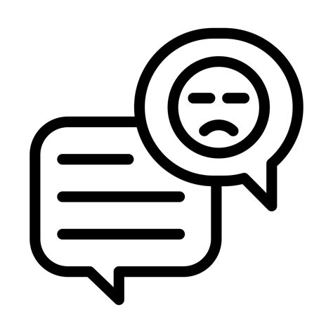 Icon representing customer support or a complaint form