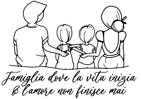 Icona stilizzata della famiglia