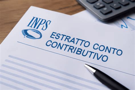 Struttura di un estratto conto contributivo INPS